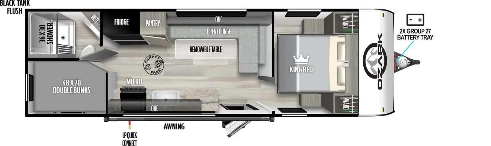 2400BH Floorplan Image